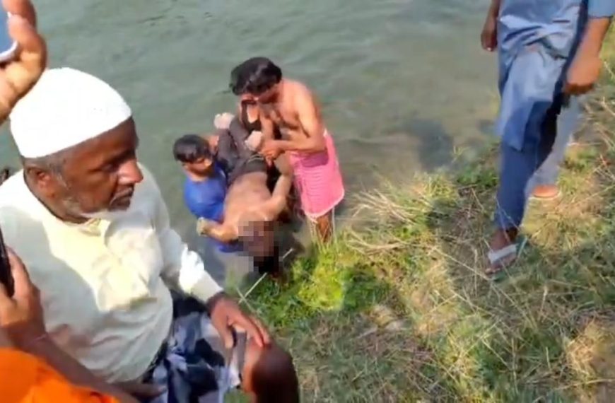 Body found in Kodwatand canal in Gomia, blood stains found on railway track and severed hand missing