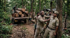 Special Report: In Gomia, the timber mafia attacked the forest department team, while elephants attacked the villagers.