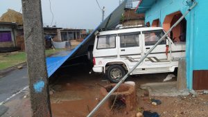 Heavy destruction in Chatrochatti area due to storm and rain