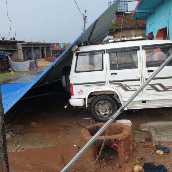 Heavy destruction in Chatrochatti area due to storm and rain