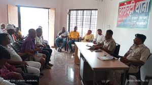 Peace committee meeting held at Chatrochatti police station regarding Bakrid festival
