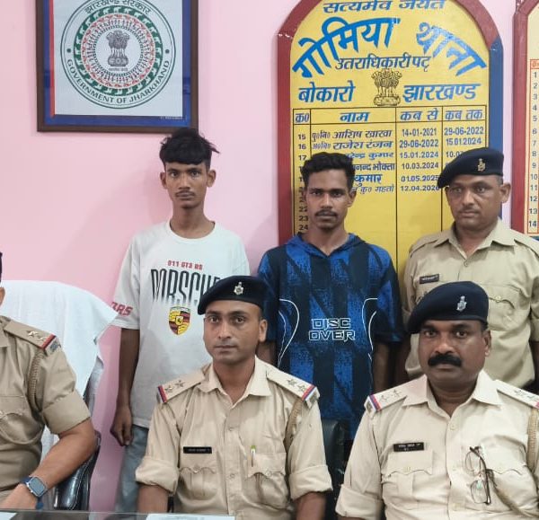 The kidnapping case of a young woman was solved and two accused were sent to jail by the Gomia police