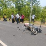 Road accident on Karmatand-Cheliatand main road