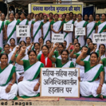 Gomia: Saheya and Saheya companions on indefinite strike demanding payment of pending honorarium