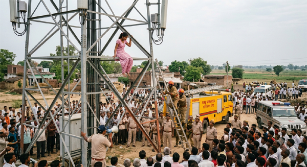 Gomia: Minor girl who climbed a tower in protest against her lover's arrest sent to a juvenile correction home.