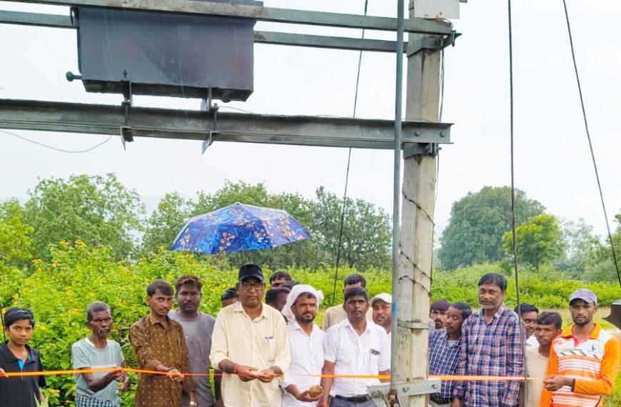 Gomia: New 100 kVA transformer installed in Ramnagar Tola; villagers get relief from the power crisis.