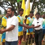 Gomia: Late Bhuvneshwar Mahto Memorial Football Tournament kicks off in Chhotki Sidhabara.