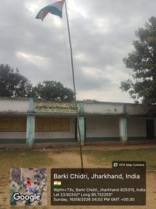 Gomia: Lapse in honoring the Tricolour sparks villagers' outrage; national flag lowered at Upgraded Middle School, Chidri, on the evening of August 16; villagers demand action against the headmaster.