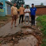Gomia: Rain exposes the poor condition of the road; villagers distressed by the dilapidated road.