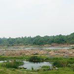 Gomia: Allegations of illegal stone mining in the Konar River; the river's very existence faces a threat.